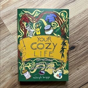 Your Cozy Life by - Green and Yellow Coffee Table Book